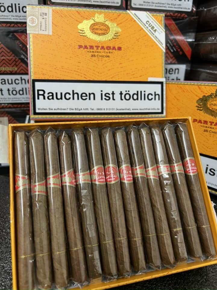 Xì Gà Partagas Chicos-Hộp 25 Điếu.12 Xì Gà Partagas Chicos-Hộp 25 Điếu.12