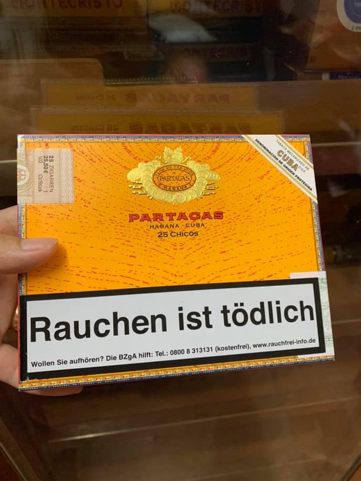 Xì Gà Partagas Chicos-Hộp 25 Điếu.7 Xì Gà Partagas Chicos-Hộp 25 Điếu.7