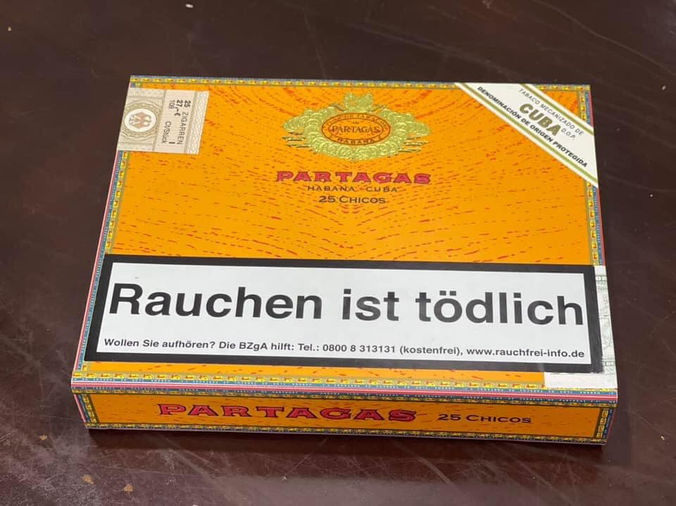 Xì Gà Partagas Chicos-Hộp 25 Điếu Xì Gà Partagas Chicos-Hộp 25 Điếu