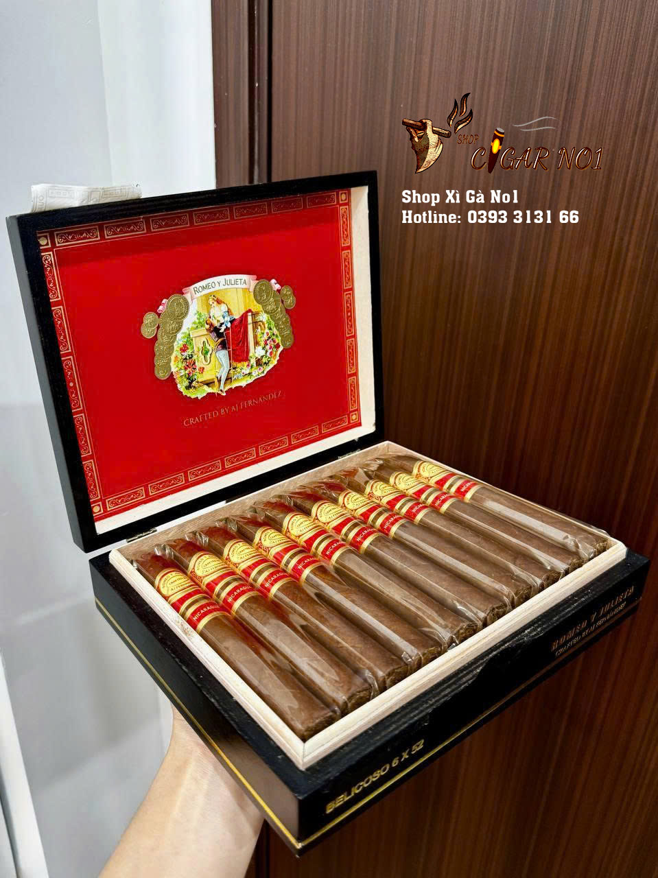 Xì Gà Romeo Y Julieta Crafted By AJ Fernandez Belicoso-Hộp 20 Điếu 11 Xì Gà Romeo Y Julieta Crafted By AJ Fernandez Belicoso-Hộp 20 Điếu.5