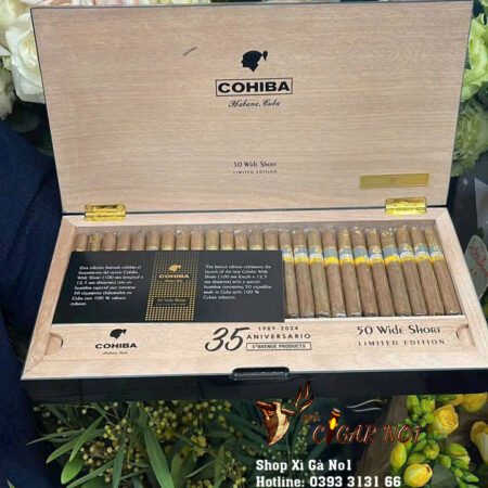 Xi Ga Cohiba Wide Short 50 Limited Edition Hop 50 dieu.15